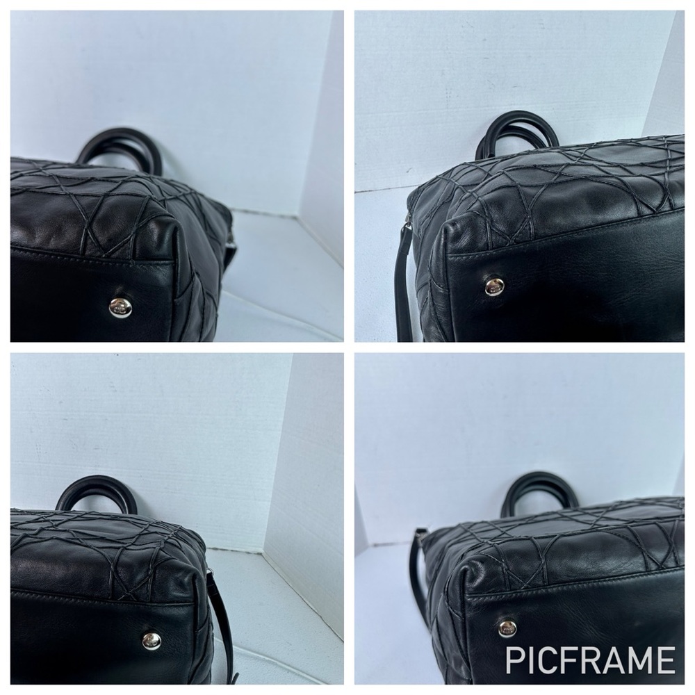 Dior Black Cannage Granville  with Silver Hardware - Picture 4 of 11